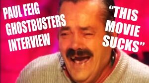 Ghostbusters 2016 Paul Feig Interview "This movie sucks!"