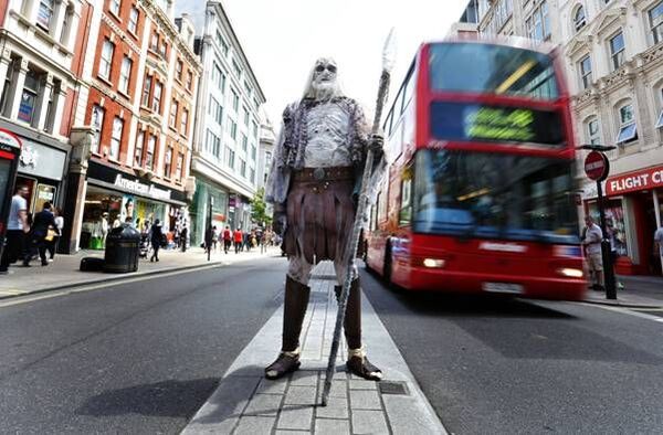 White Walker from Game of Thrones spotted in London