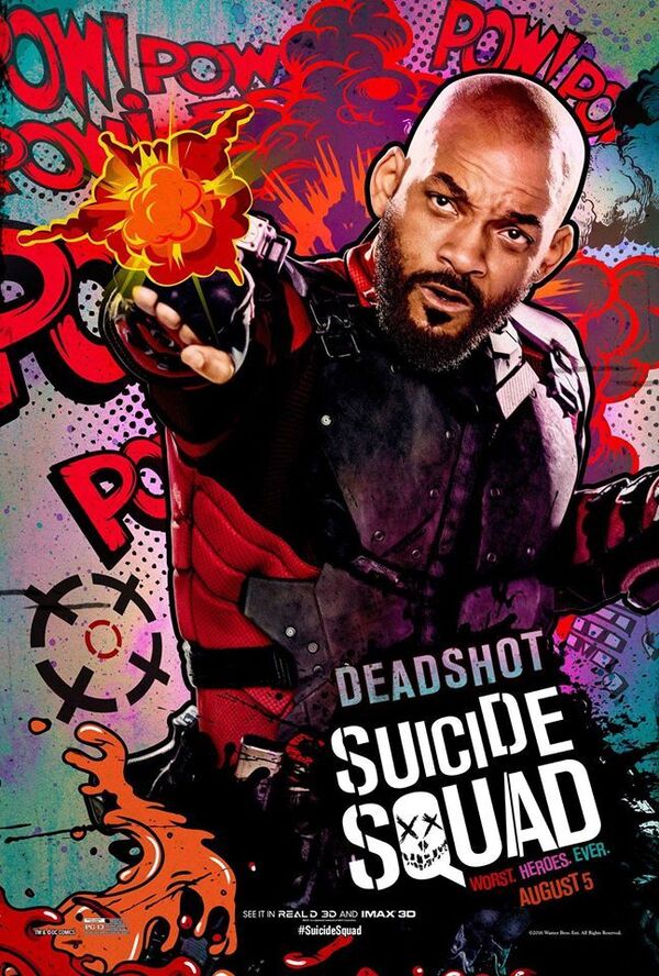 Suicide Squad IMAX character posters