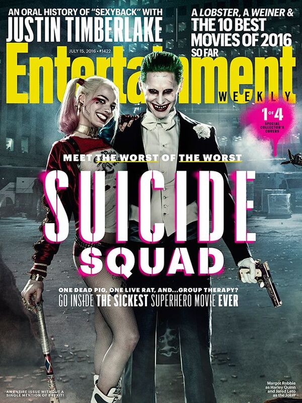 Suicide Squad EW covers