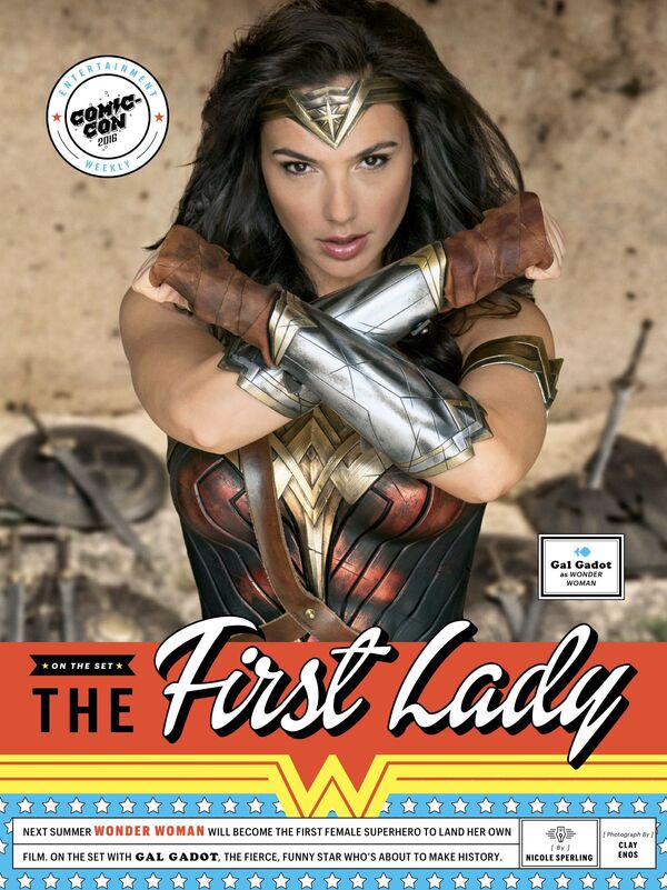 New Images of Gal Gadot as Wonder Woman feature in EW