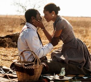 Idris Elba and Naomie Harris have a picknick in their new fi