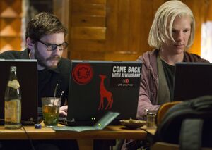 Behind their laptops in The Fifth Estate