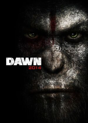 Fake Dawn of the Planet of the Apes poster