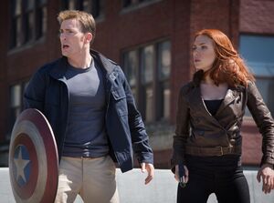 Captain America and The Black Widow