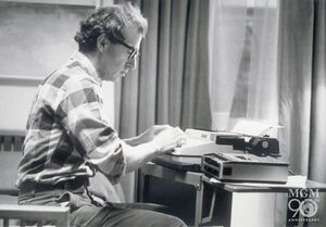 He adored New York City-- Woody Allen writing Manhatten