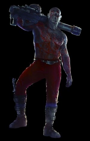 Dave Bautista as Drax the Destroyer character