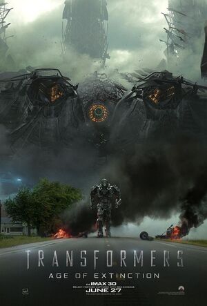 IMAX poster for Transformers: Age of Extinction