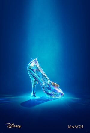 Teaser Poster for Disney's live-action Cinderella 