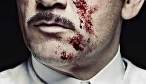 The Knick bloody face poster