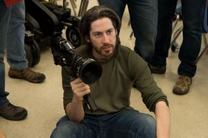 Director Jason Reitman filming Men, Women & Children