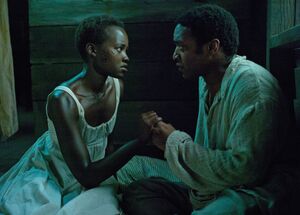 Lupita Nyong'o and Chiwetel Ejiofor having a moment in 12 Ye