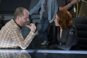 Joss Whedon behind the scenes with Scarlett Johansson, The A