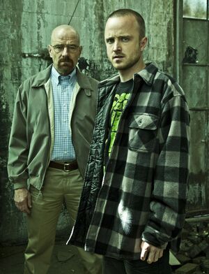Pinkman and White in Breaking Bad