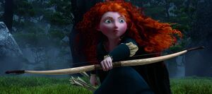 Merida up and close in Brave