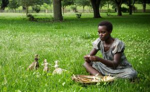 Patsey in the grass - 12 Years A Slave