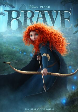Disney Pixar Brave poster - Merida