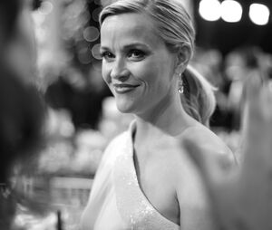 Reese Witherspoon in black-and-white at SAG Awards