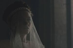 Close-up of Marion Cotillard as Lady Macbeth