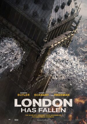 The Big Ben explodes in the first London Has Fallen poster