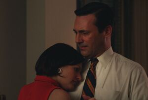 Peggy and Don have a moment in Mad Men