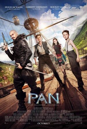 New Poster for 'Pan' Starring Hugh Jackman and Levi Miller