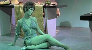Yvonne Craig as Marta in Star Trek.