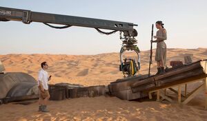 J.J. Abrams behind-the-scenes of Star Wars: Episode VII - Th