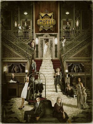 AHS: Hotel Official Cast Poster