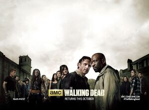 Cast poster for The Walking Dead, Season 6
