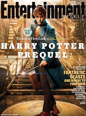 First Look at Eddie Redmayne in Harry Potter prequel 'Fantas