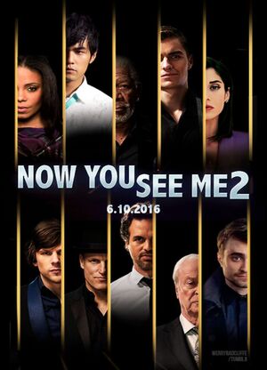 Now You See Me 2 Black Poster