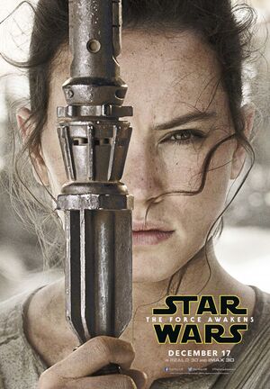 Daisy Ridley, Rey close-up Poster