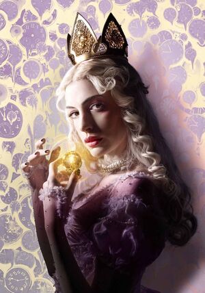 Anne Hathaway as the White Queen