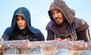 Michael Fassbender and Ariane Labed in Assassin's Creed