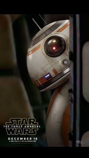 New BB-8 character poster for Star Wars: The Force Awakens
