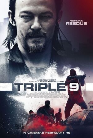 Norman Reedus in Character Poster for Triple 9