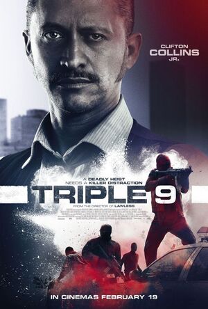 Clifton Collins Jr. in Character Poster for Triple 9