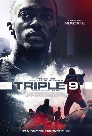 Anothony Mackie in Triple 9 Character Poster