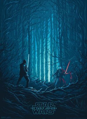 The final IMAX Poster for The Force Awakens Features Finn an