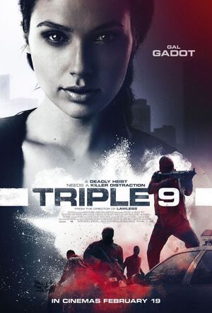Gal Gadot in Character Poster for Triple 9