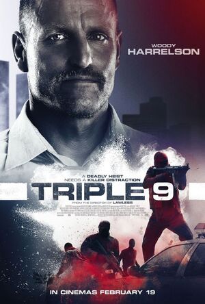 Woody Harrelson in Character Poster for Triple 9