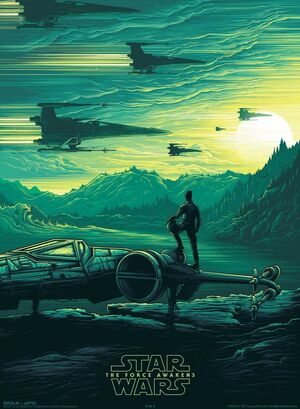 Poe Dameron features in the latest IMAX poster