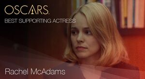 Best Supporting Actress, Rachel McAdams for Spotlight