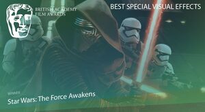'Star Wars: The Force Awakens' wins Best Special Visual Effe