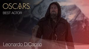Best Actor, Leonardo DiCaprio for The Revenant