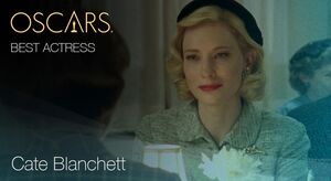Best Actress, Cate Blanchett for Carol