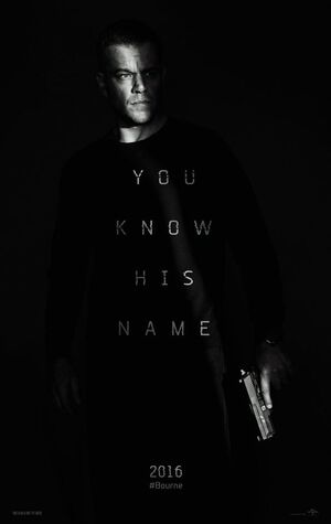 First Bourne poster debuts with Matt Damon coming out of the