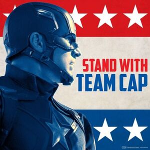 Captain America: Civil War Poster - Stand With Team Cap