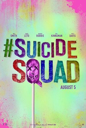 Colourful new poster for David Ayer's Suicide Squad